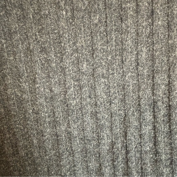 HERMAN  GEIST Sz M 100% Lambswool Ribbed Pockets Button Up Collar Cardigan - Picture 7 of 10